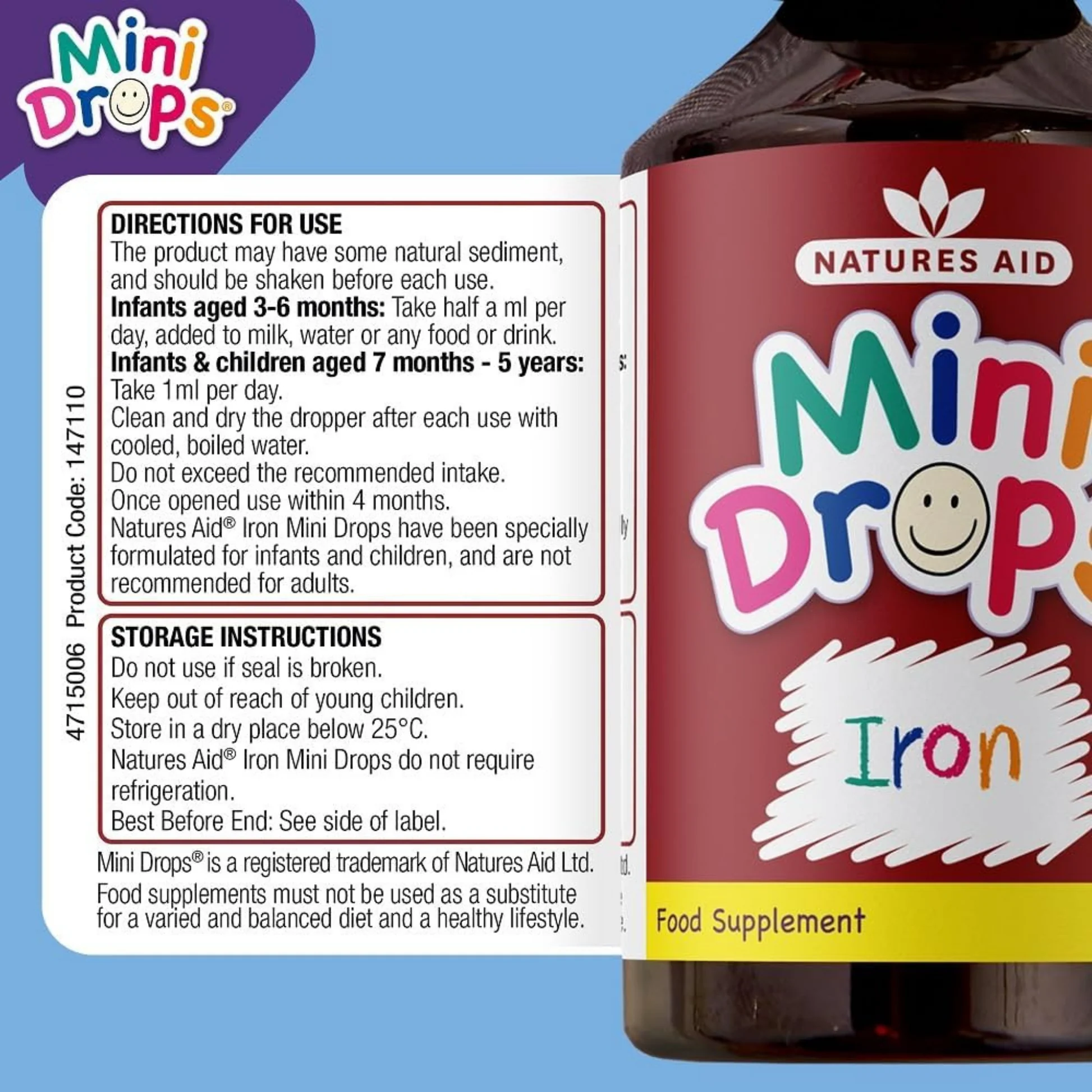 Natures Aid Mini Drops Daily Microbiotic 50ml