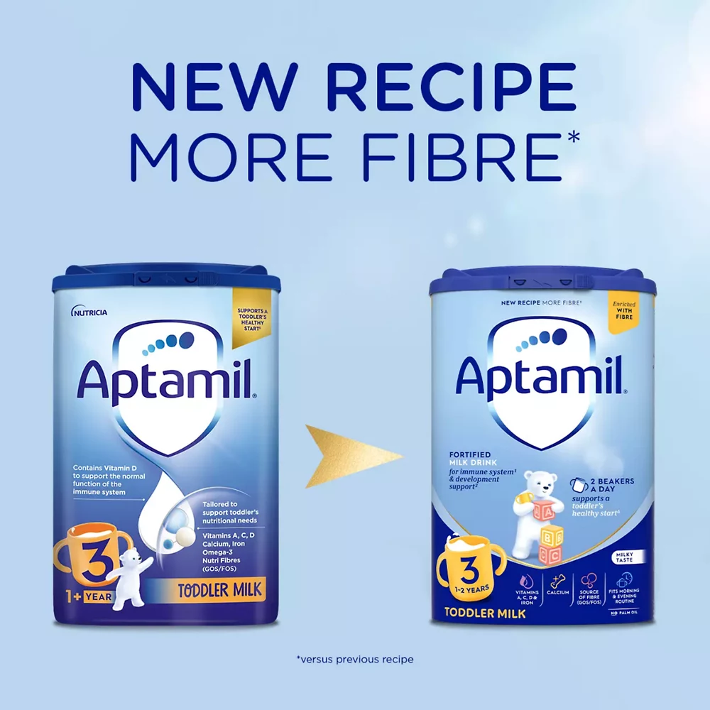 Aptamil 3 Toddler Milk Formula Powder, 1-3 Years 800g