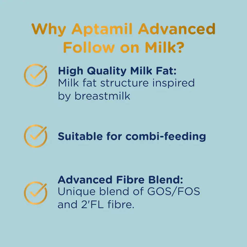 Aptamil Advanced 2 Follow On Baby Milk Formula Powder, 6-12 Months, 800g